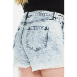 Kancan Distressed High Waist Denim Shorts