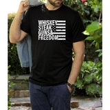 Whiskey Steak Guns & Freedom Tee