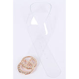 Crystal Logo Clear PVC Belt