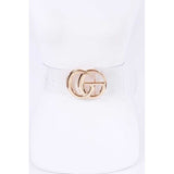 Plus Size Logo Clear PVC Belt