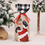 Santa Stops Here Wine Bottle Cover