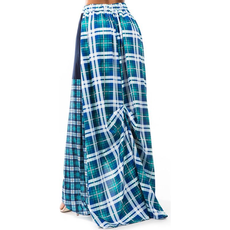 MAXI SKIRT- BLUE