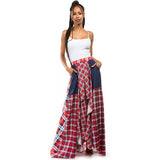 MAXI SKIRT- RED