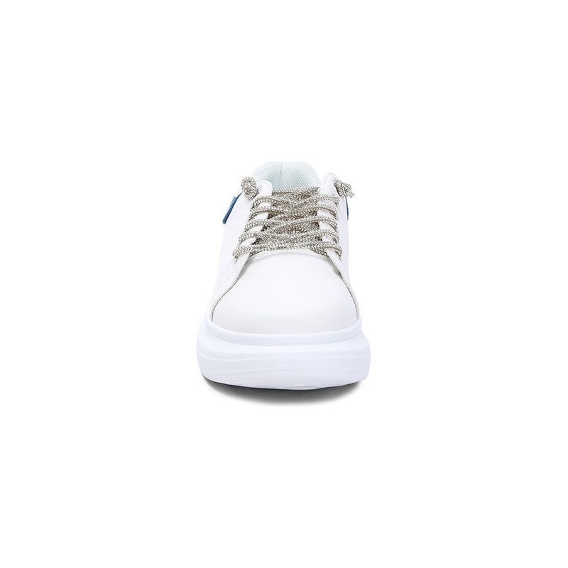 Jaxen Rhinestones Lace Up Sneakers