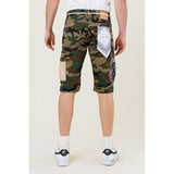 Flowers Patch Camo Cargo Short