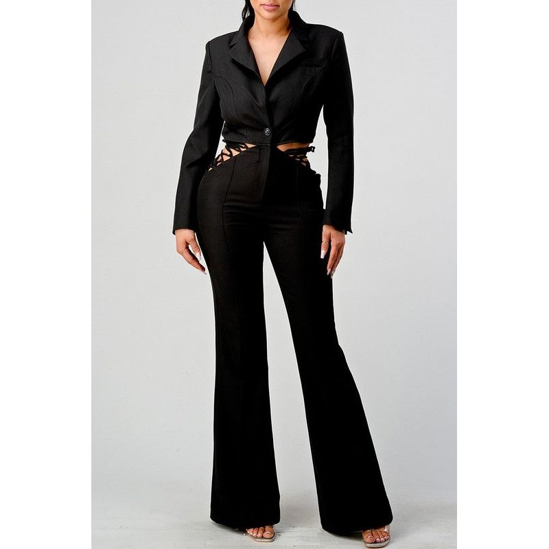 ATHINA BUSINESS CASUAL BLAZER AND PANTS SET