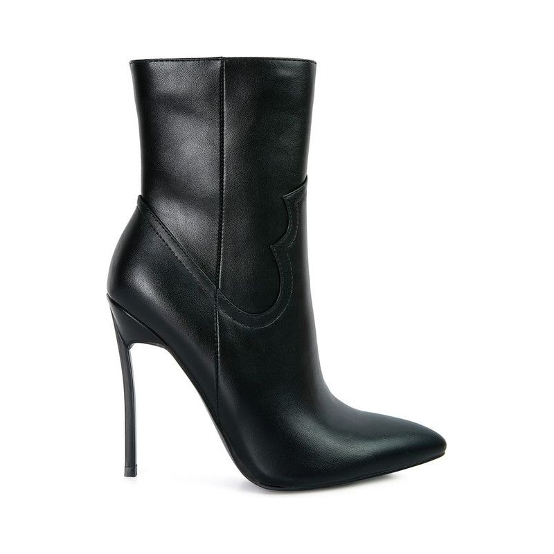 JENNER High Heel Cowgirl Ankle Boot