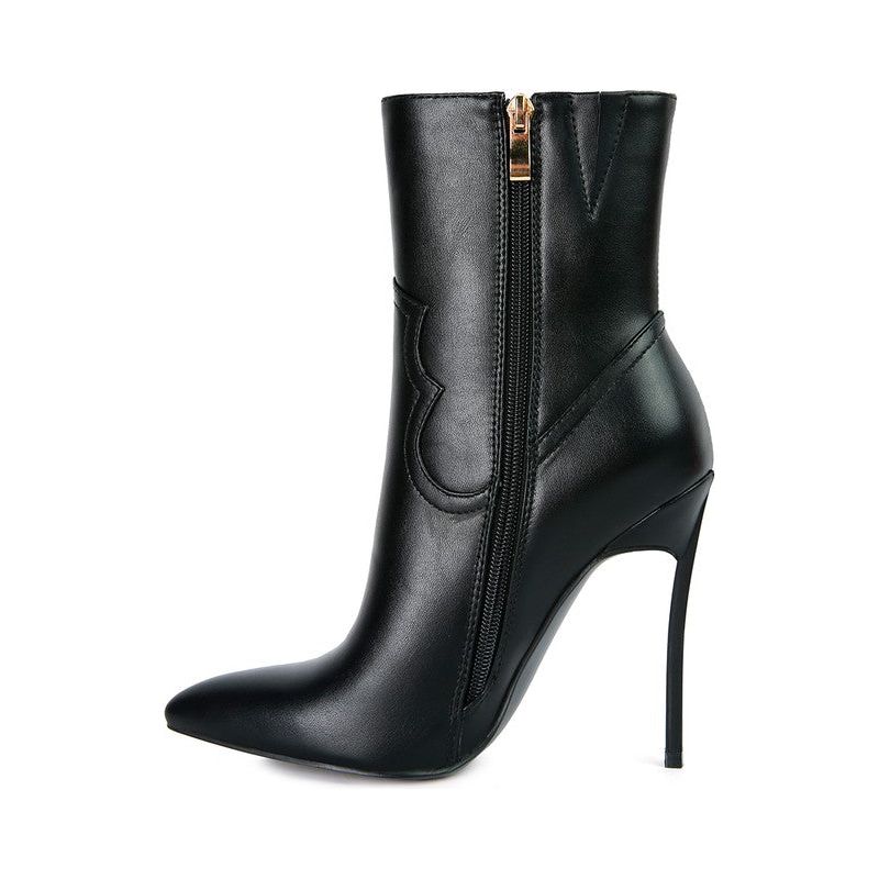 JENNER High Heel Cowgirl Ankle Boot