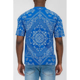 Weiv Mens Bandana Print TShirt