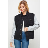 Women's Denim  Jacket with Fleece Hoodies