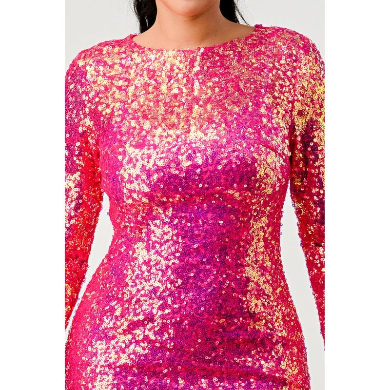 SEQUIN GLAMOUR MAXII DRESS