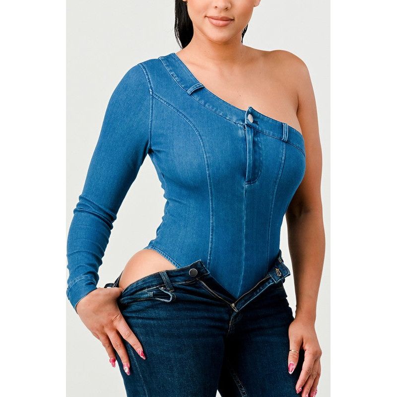 ATHINA DENIM BODYSUIT