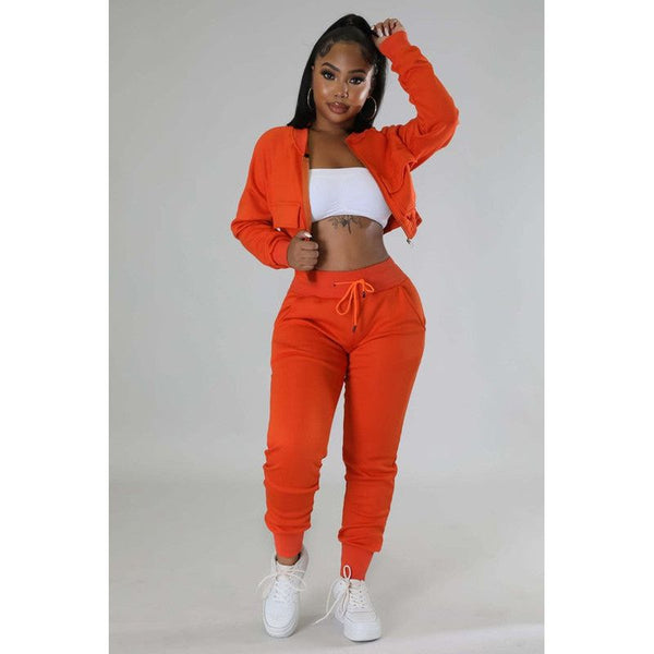 TOP TWO-PIECE PANT SET