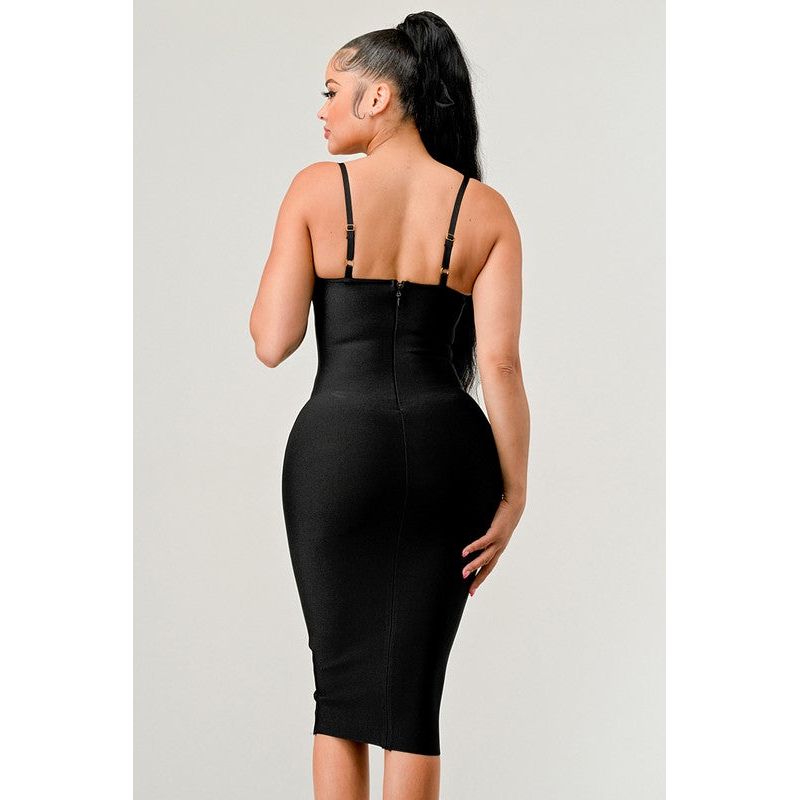 HOLIDAY COLLECTION COCKTAIL HOUR MIDI DRESS