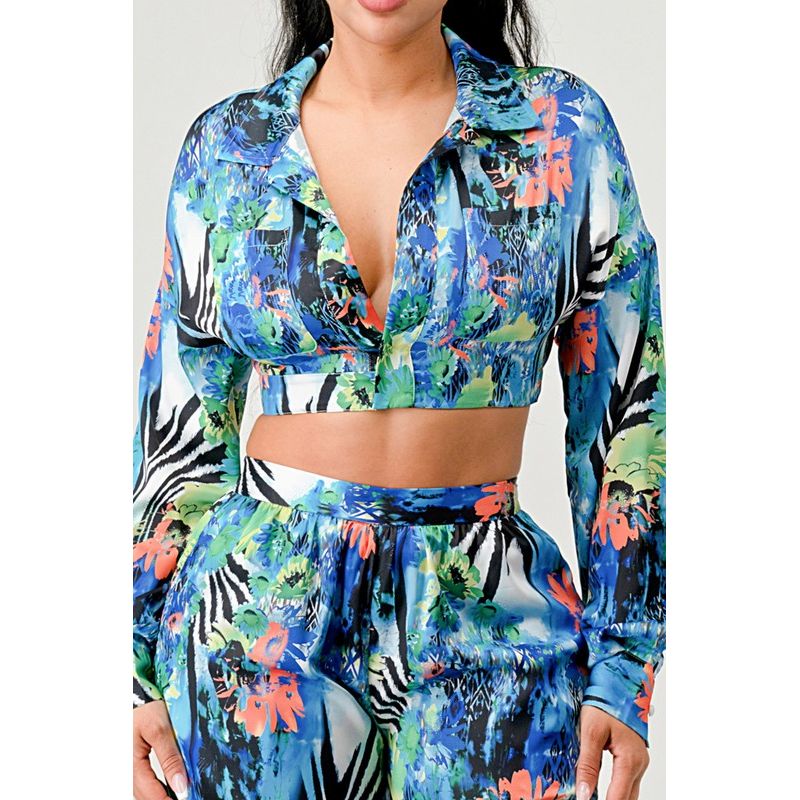 Tropical Mirage Palazzo Set