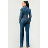 Cool Chick Denim Pant Set