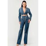 Cool Chick Denim Pant Set