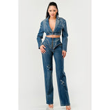 Cool Chick Denim Pant Set