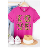 Valentine's Day Leopard Love Stack Tee