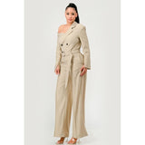 Savannah Elegance Trench Jumpsuit