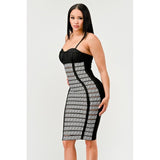 Maze Enigma Bodycon Dress