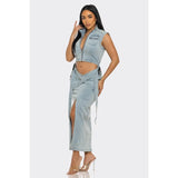 Modern Edge Denim Co-ord Set