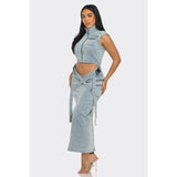 Modern Edge Denim Co-ord Set