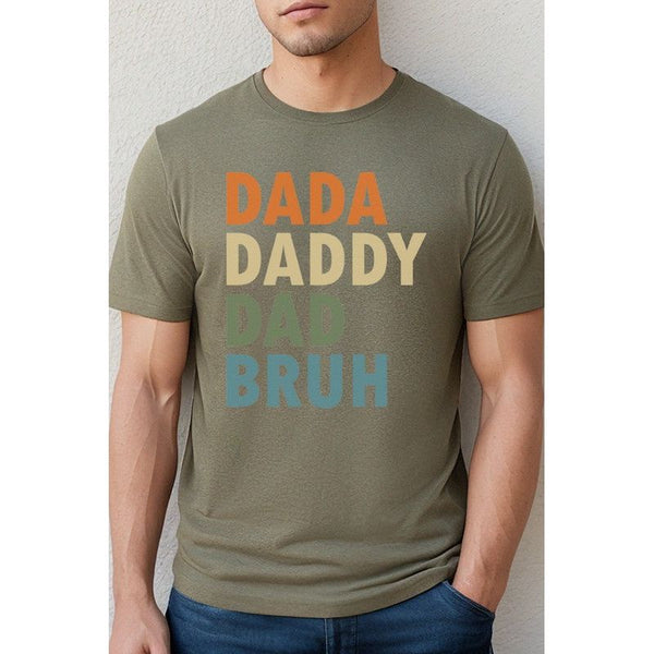 Father's Day Gifts Dada Daddy Dad Bruh Tee