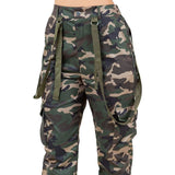 WOMEN FASHION CAMO CARGO PANTS