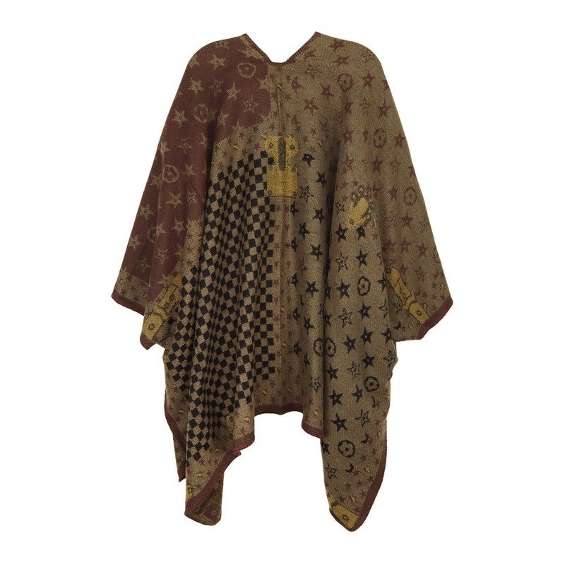 Geometric Pattern Poncho