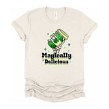 Magically Delicious Coffee Graphic Crew Neck Tee