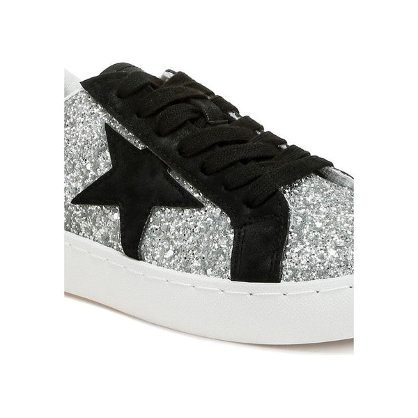 Shinding Glitter Star Chunky Sneakers