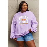 WITCH PLEASE Graphic Sweatshirt