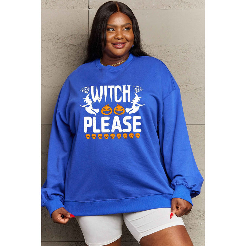 WITCH PLEASE Graphic Sweatshirt