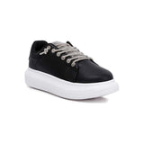 Jaxen Rhinestones Lace Up Sneakers