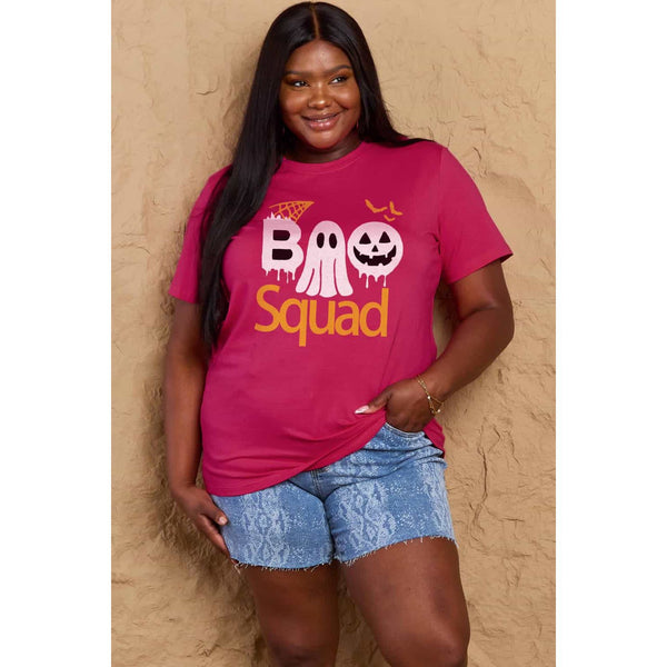 BOO SQUAD Graphic Cotton T-Shirt