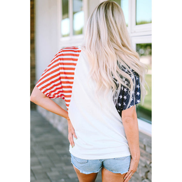 USA V-Neck Short Sleeve T-Shirt