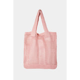 Fame Pointelle Knit Crochet Tote Bag - Spicie's Boutique
