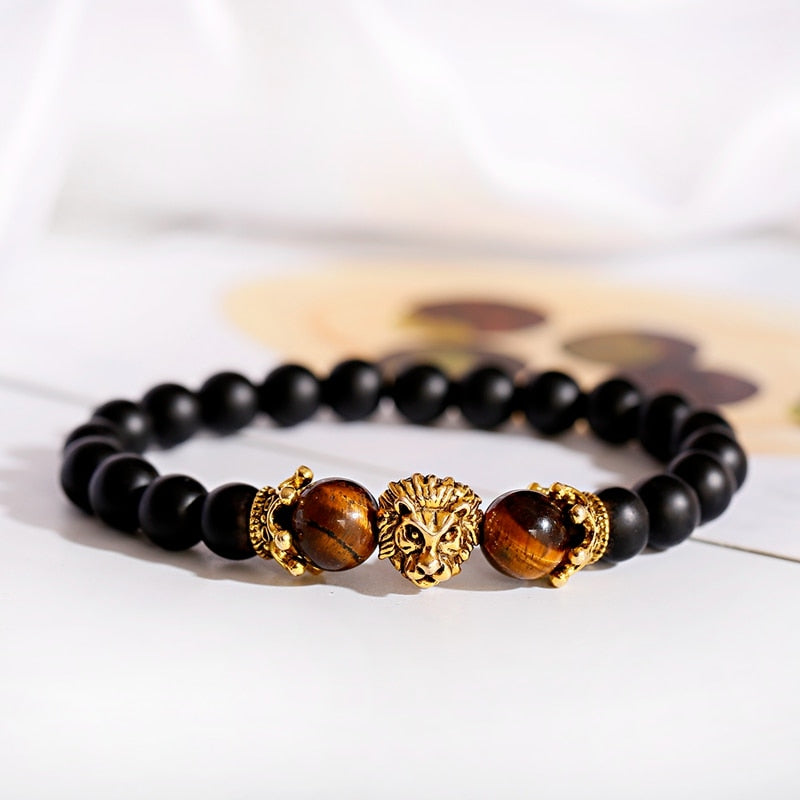 Classic Crown Lion Unisex Bracelet - Spicie's Boutique